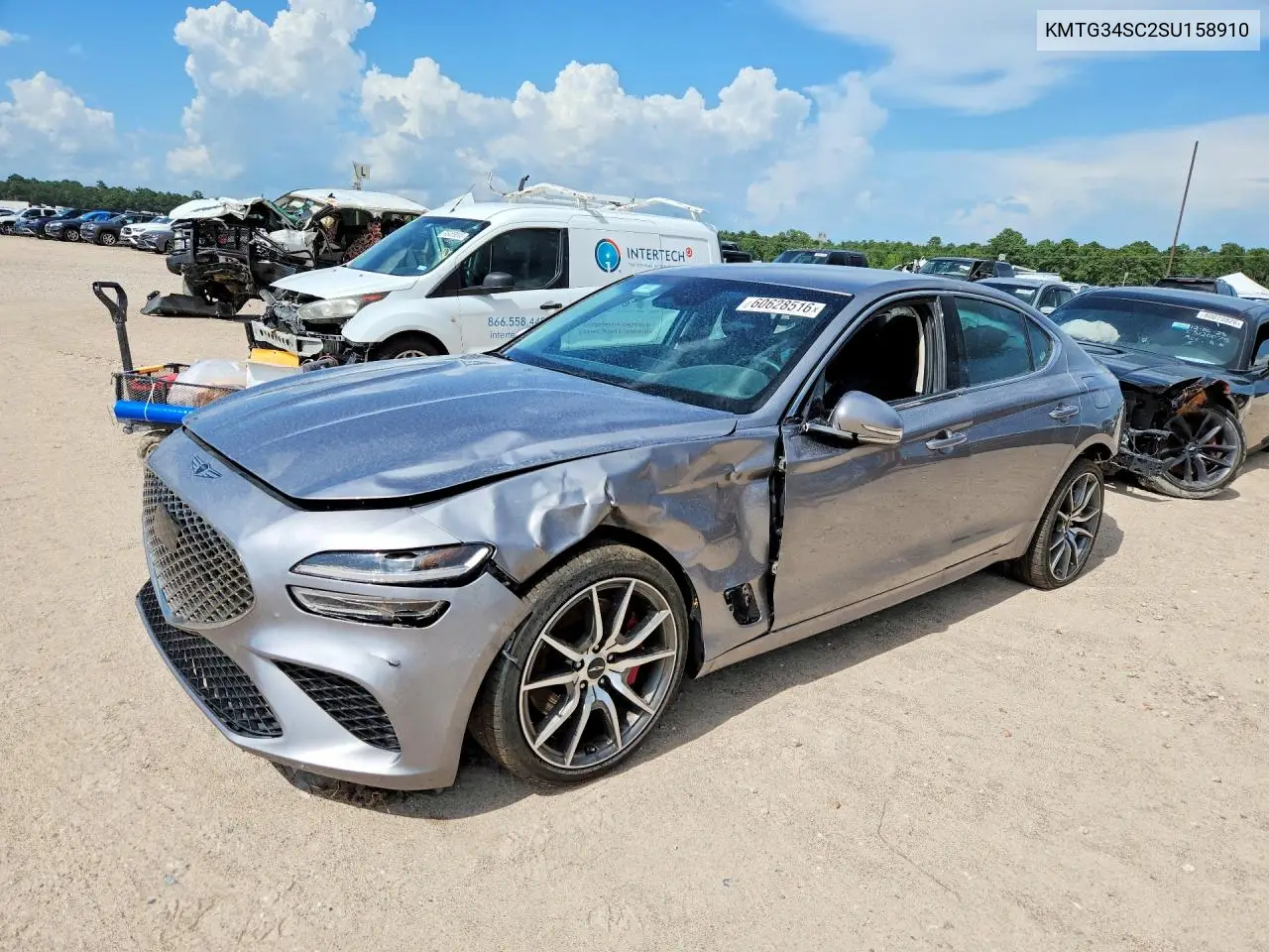 2025 Genesis G70 2.5T Standard VIN: KMTG34SC2SU158910 Lot: 60628516