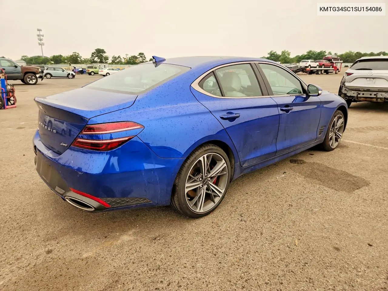 2025 Genesis G70 2.5T Sport Prestige VIN: KMTG34SC1SU154086 Lot: 61496286