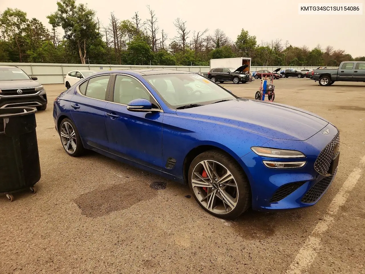 2025 Genesis G70 2.5T Sport Prestige VIN: KMTG34SC1SU154086 Lot: 61496286