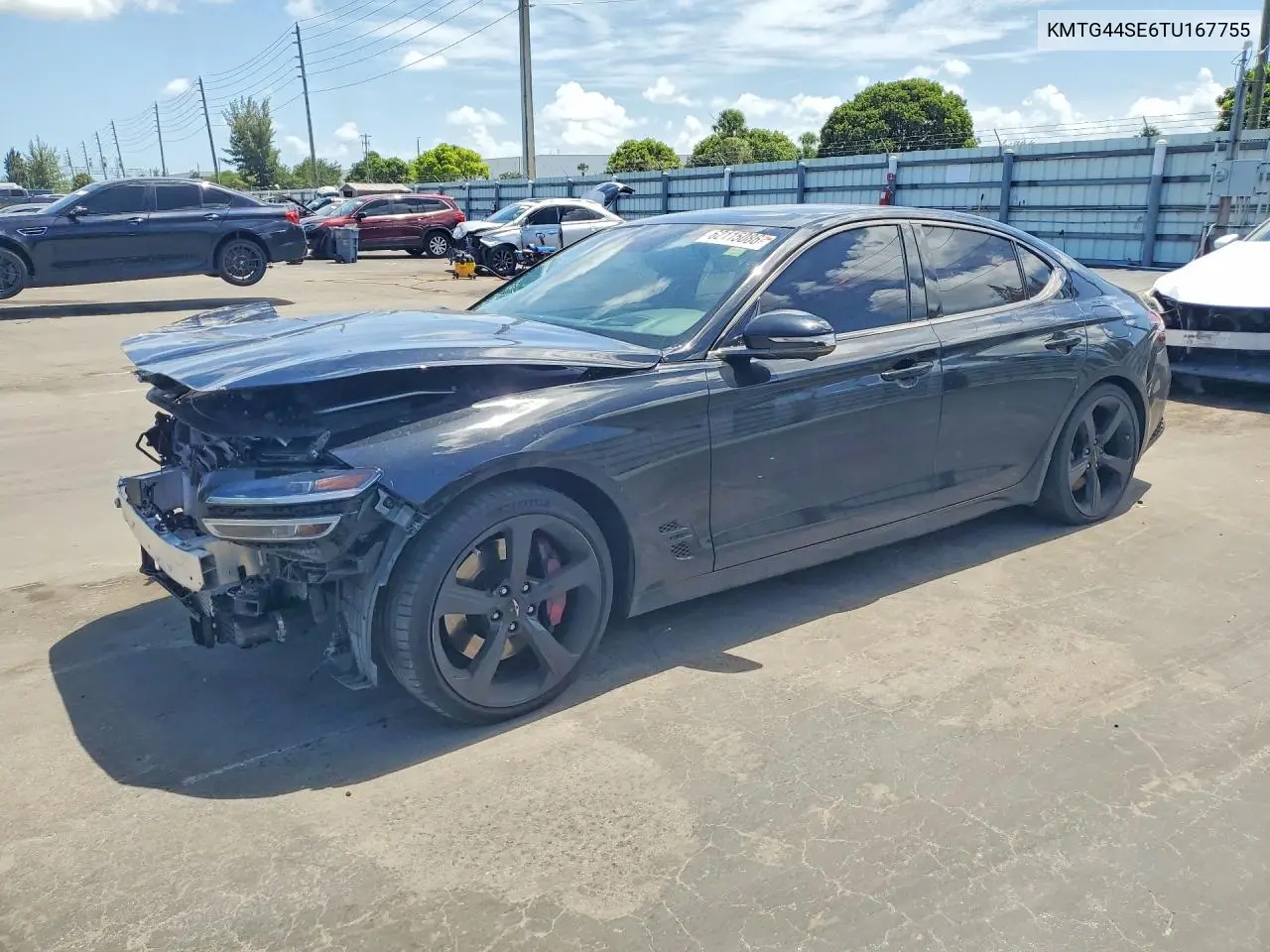 2026 Genesis G70 Sport Prestige VIN: KMTG44SE6TU167755 Lot: 62115086