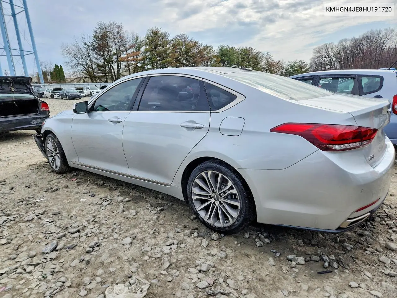 2017 Genesis G80 3.8 VIN: KMHGN4JE8HU191720 Lot: 45591866