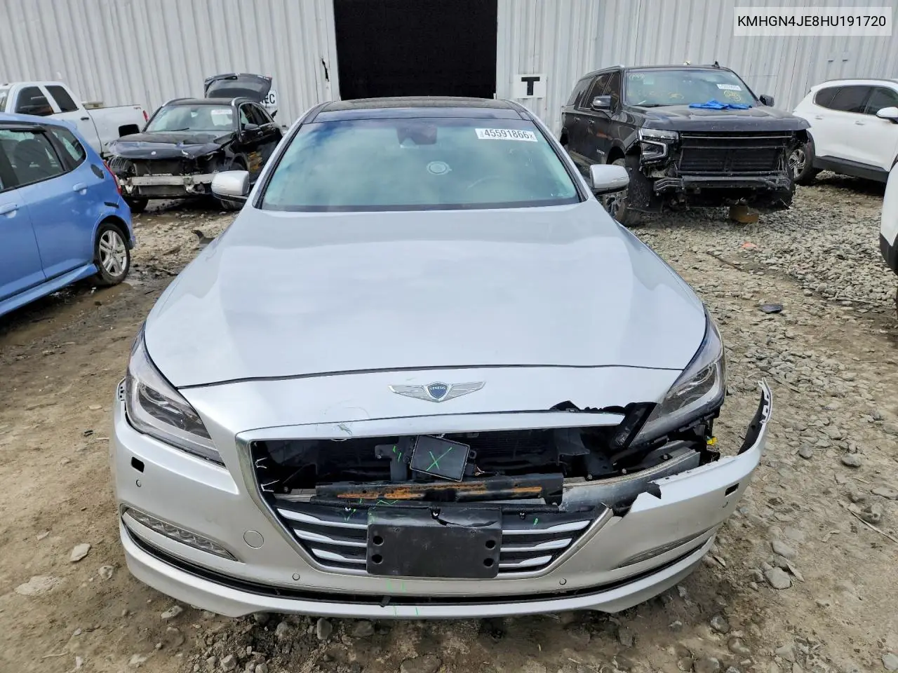 2017 Genesis G80 3.8 VIN: KMHGN4JE8HU191720 Lot: 45591866