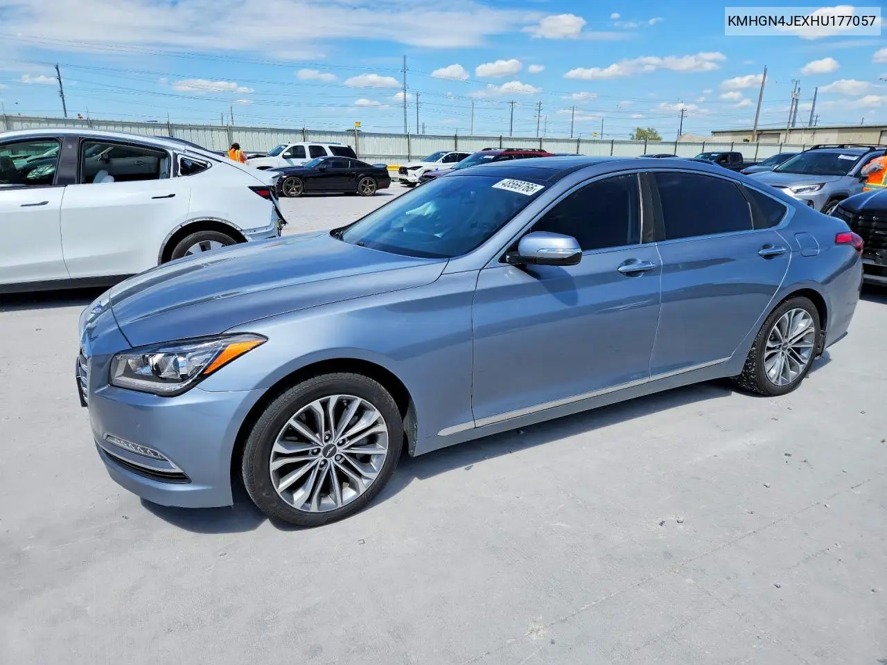 2017 Genesis G80 VIN: KMHGN4JEXHU177057 Lot: 48569766