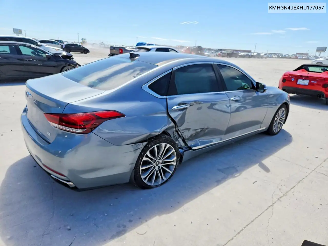 2017 Genesis G80 VIN: KMHGN4JEXHU177057 Lot: 48569766