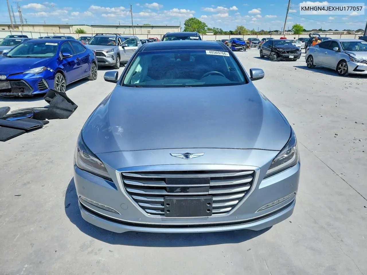 2017 Genesis G80 VIN: KMHGN4JEXHU177057 Lot: 48569766