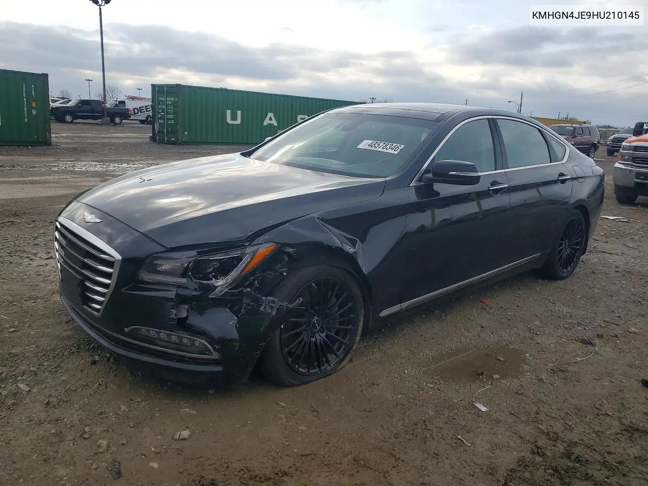 2017 Genesis G80 3.8 VIN: KMHGN4JE9HU210145 Lot: 48578346