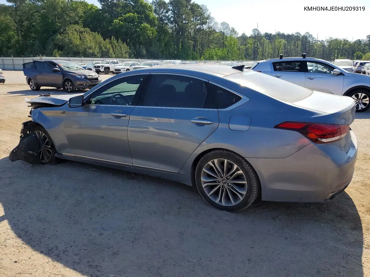 2017 Genesis G80 3.8 VIN: KMHGN4JE0HU209319 Lot: 49845566