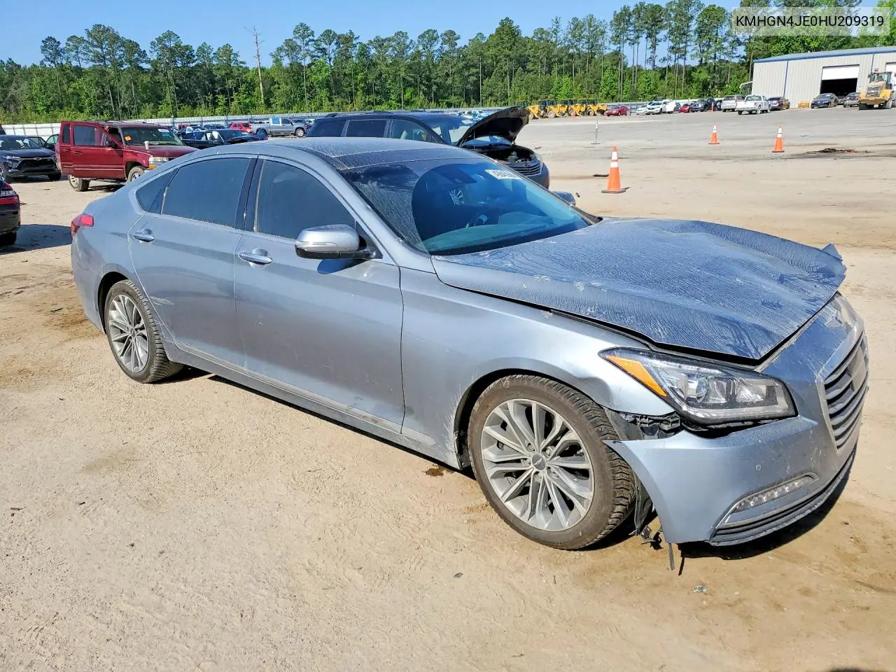 2017 Genesis G80 3.8 VIN: KMHGN4JE0HU209319 Lot: 49845566