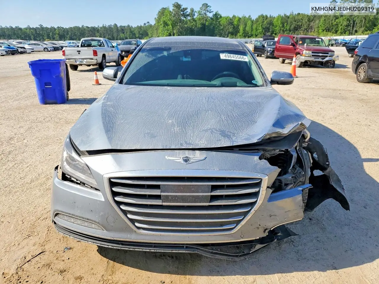 2017 Genesis G80 3.8 VIN: KMHGN4JE0HU209319 Lot: 49845566