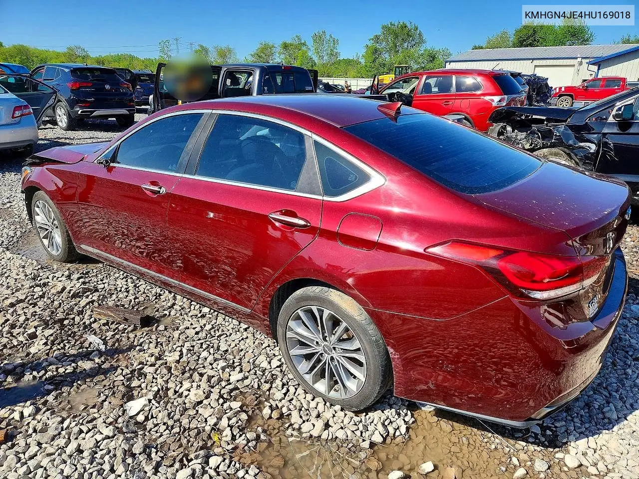 2017 Genesis G80 3.8 VIN: KMHGN4JE4HU169018 Lot: 51475656