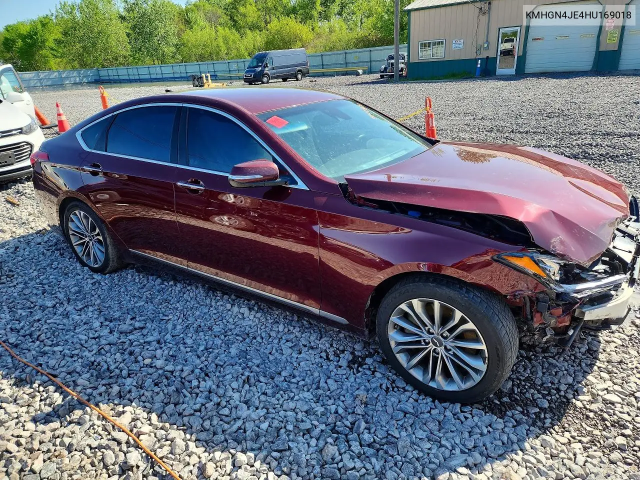 2017 Genesis G80 3.8 VIN: KMHGN4JE4HU169018 Lot: 51475656