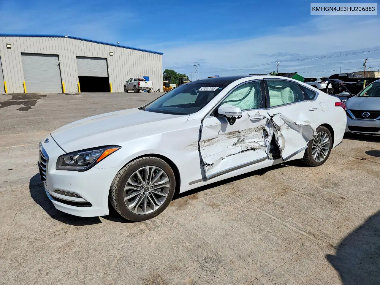 2017 Genesis G80 3.8 VIN: KMHGN4JE3HU206883 Lot: 51657486