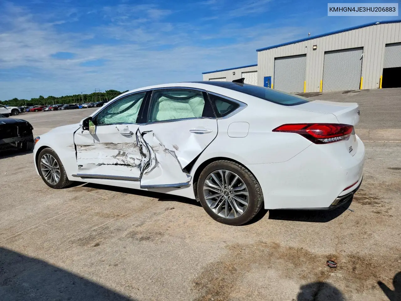 2017 Genesis G80 3.8 VIN: KMHGN4JE3HU206883 Lot: 51657486