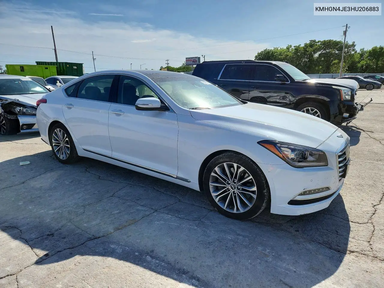 2017 Genesis G80 3.8 VIN: KMHGN4JE3HU206883 Lot: 51657486