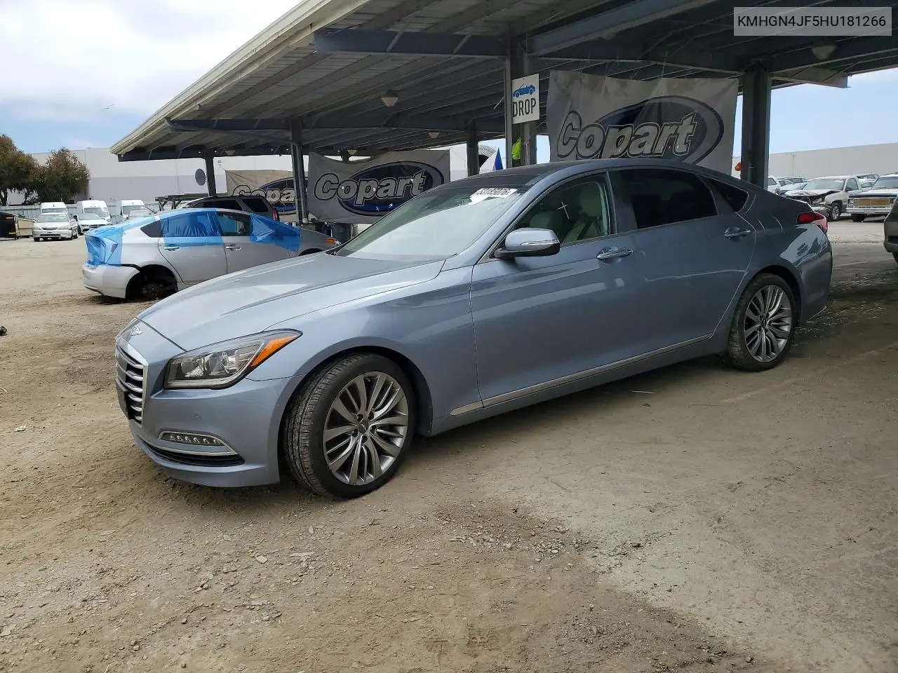 2017 Genesis G80 Ultimate VIN: KMHGN4JF5HU181266 Lot: 53185076
