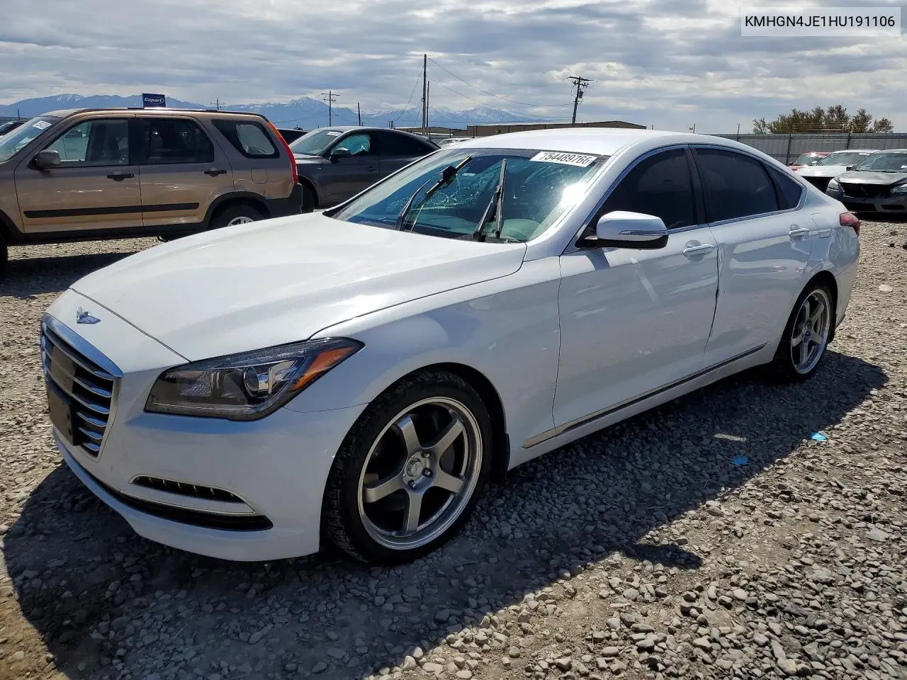 2017 Genesis G80 3.8 VIN: KMHGN4JE1HU191106 Lot: 54489766
