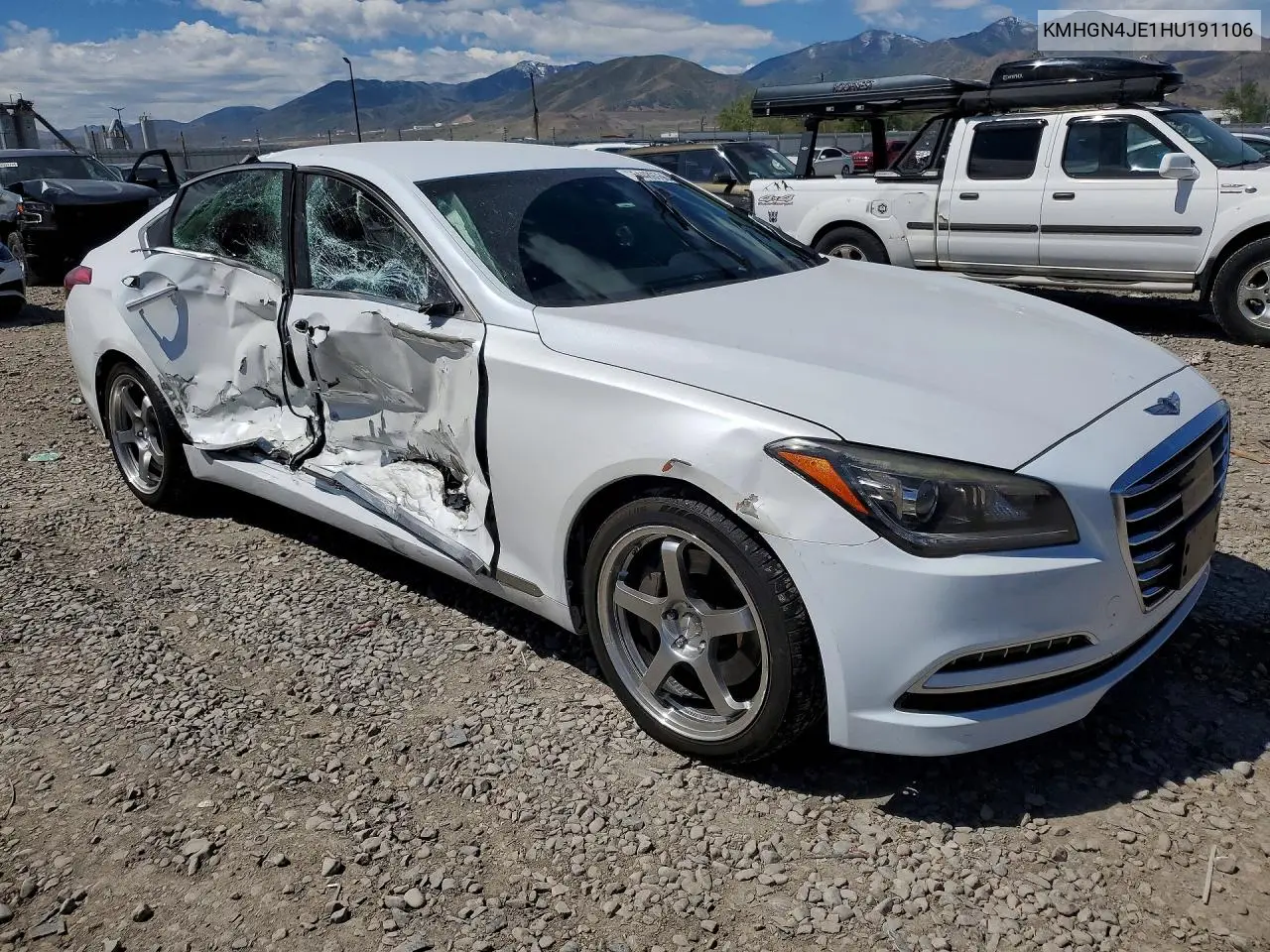 2017 Genesis G80 3.8 VIN: KMHGN4JE1HU191106 Lot: 54489766