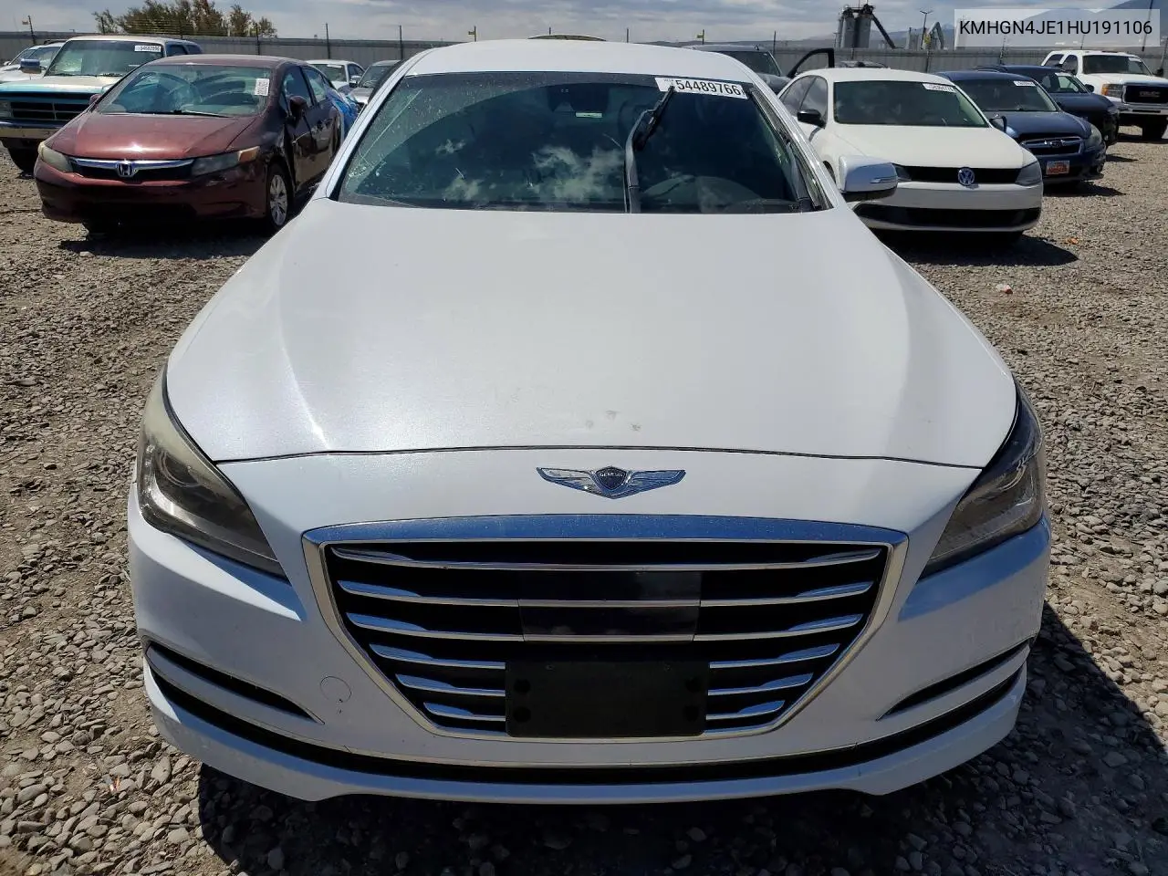 2017 Genesis G80 3.8 VIN: KMHGN4JE1HU191106 Lot: 54489766