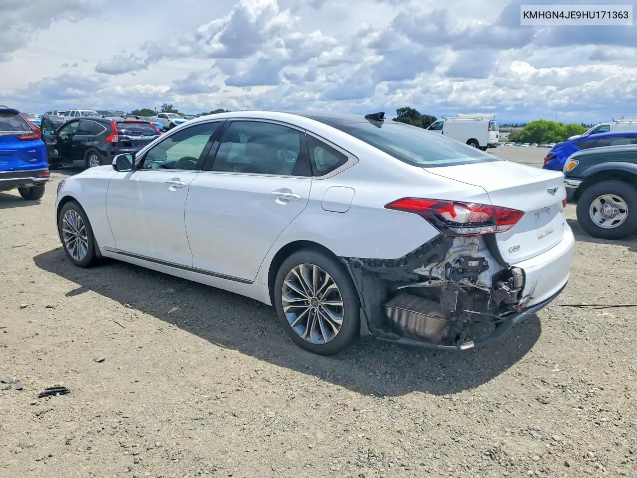 2017 Genesis G80 3.8 VIN: KMHGN4JE9HU171363 Lot: 55002116