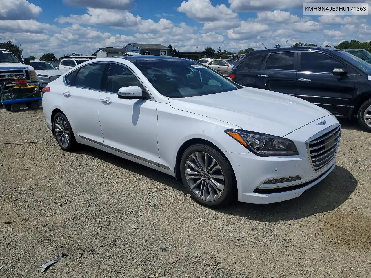 2017 Genesis G80 3.8 VIN: KMHGN4JE9HU171363 Lot: 55002116