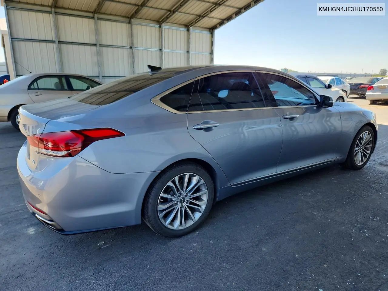 2017 Genesis G80 3.8 VIN: KMHGN4JE3HU170550 Lot: 55246046