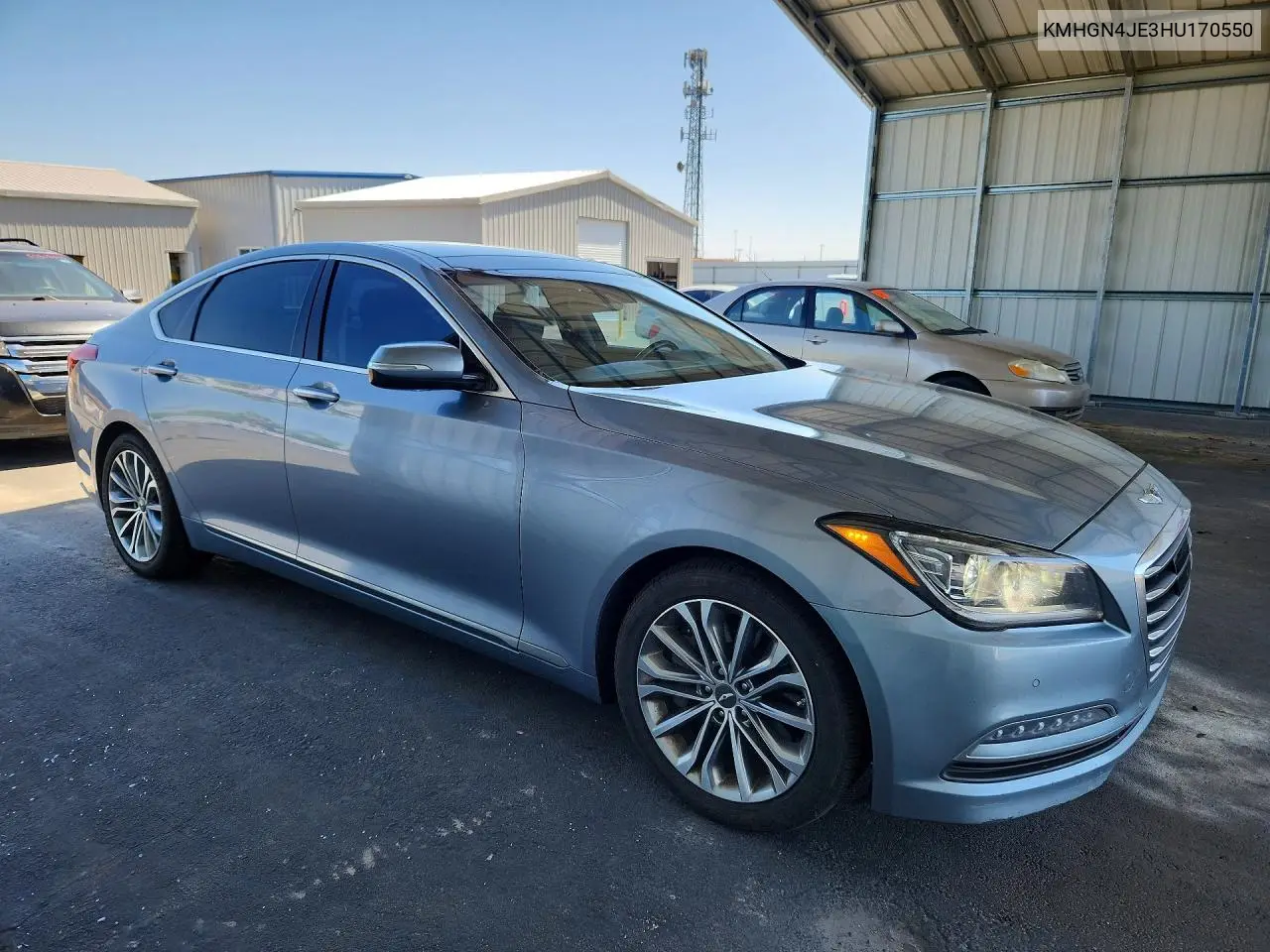 2017 Genesis G80 3.8 VIN: KMHGN4JE3HU170550 Lot: 55246046