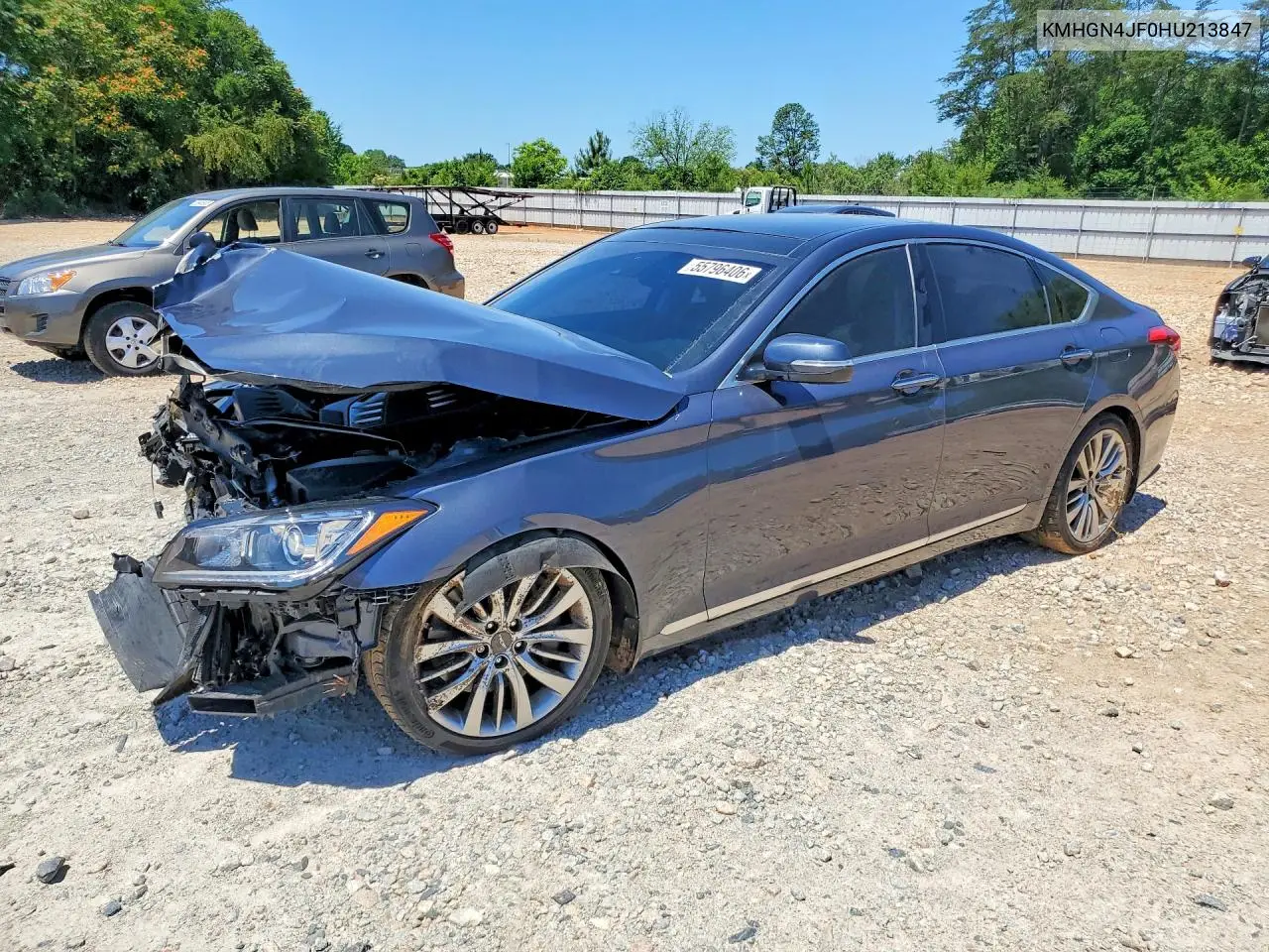 2017 Genesis G80 Ultimate VIN: KMHGN4JF0HU213847 Lot: 55796406