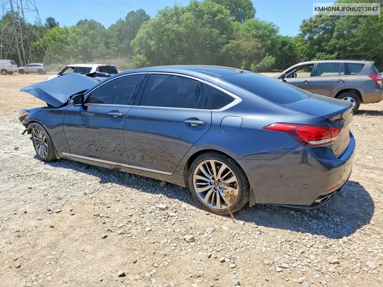 2017 Genesis G80 Ultimate VIN: KMHGN4JF0HU213847 Lot: 55796406