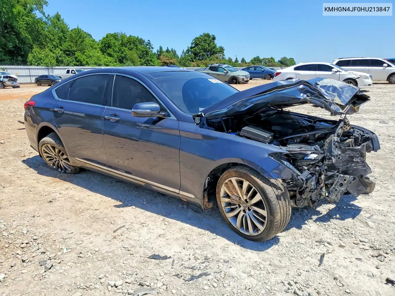 2017 Genesis G80 Ultimate VIN: KMHGN4JF0HU213847 Lot: 55796406