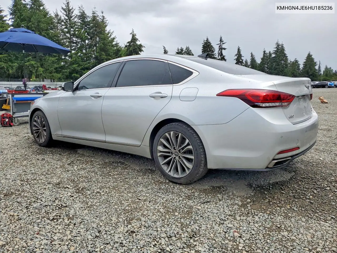 2017 Genesis G80 3.8 VIN: KMHGN4JE6HU185236 Lot: 56275436