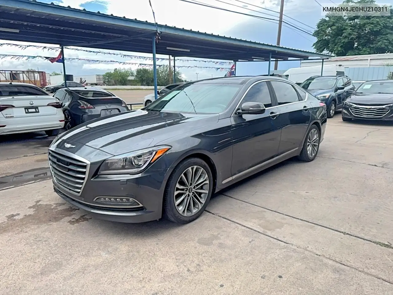 2017 Genesis G80 3.8 VIN: KMHGN4JE0HU210311 Lot: 56695996