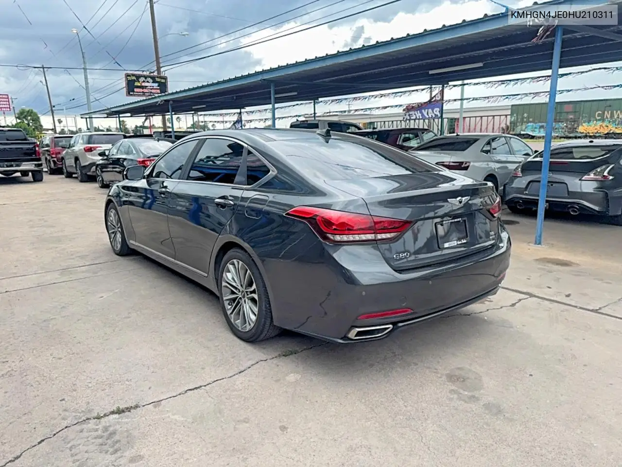 2017 Genesis G80 3.8 VIN: KMHGN4JE0HU210311 Lot: 56695996