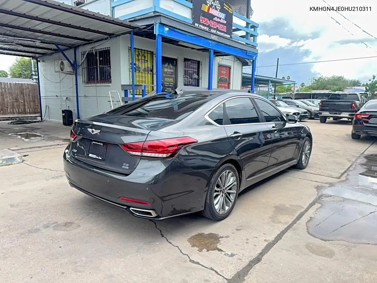 2017 Genesis G80 3.8 VIN: KMHGN4JE0HU210311 Lot: 56695996