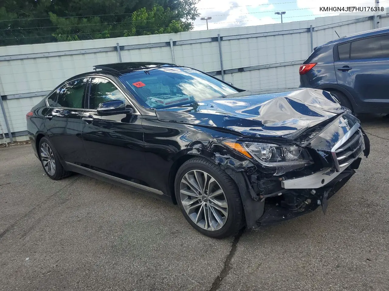 2017 Genesis G80 3.8 VIN: KMHGN4JE7HU176318 Lot: 56764506