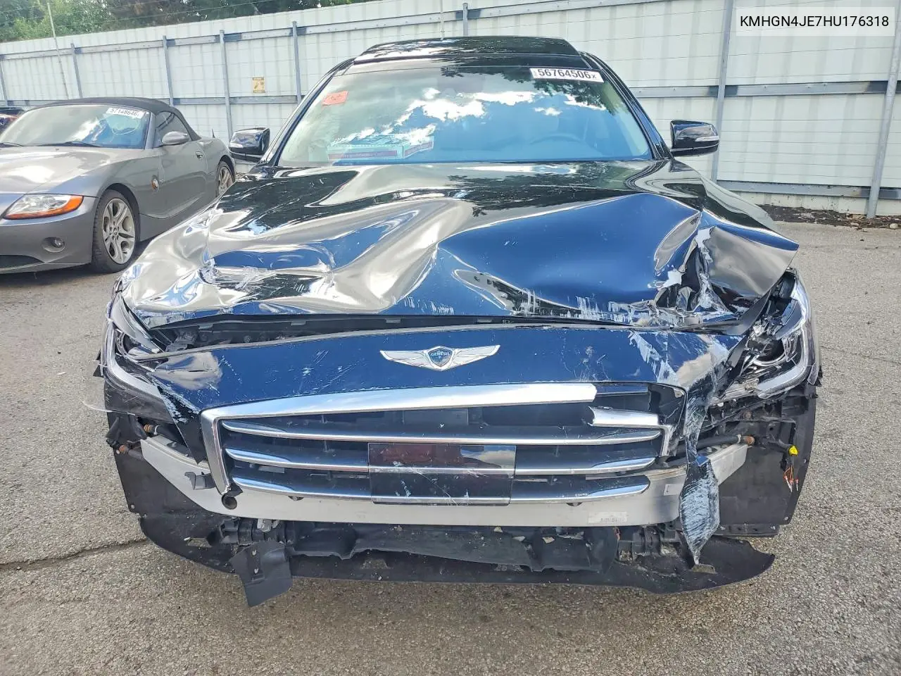 2017 Genesis G80 3.8 VIN: KMHGN4JE7HU176318 Lot: 56764506