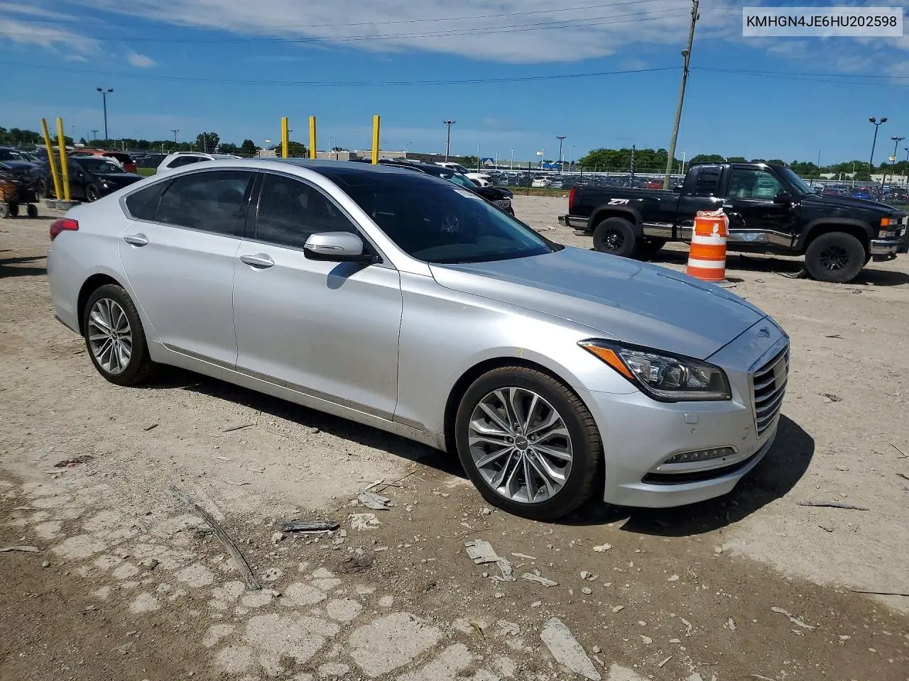 2017 Genesis G80 3.8 VIN: KMHGN4JE6HU202598 Lot: 57084896