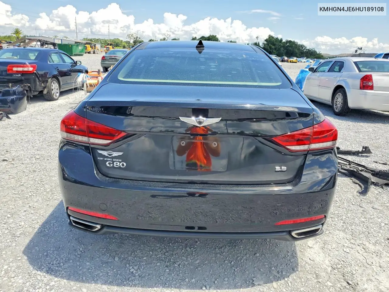 2017 Genesis G80 3.8 VIN: KMHGN4JE6HU189108 Lot: 57207796