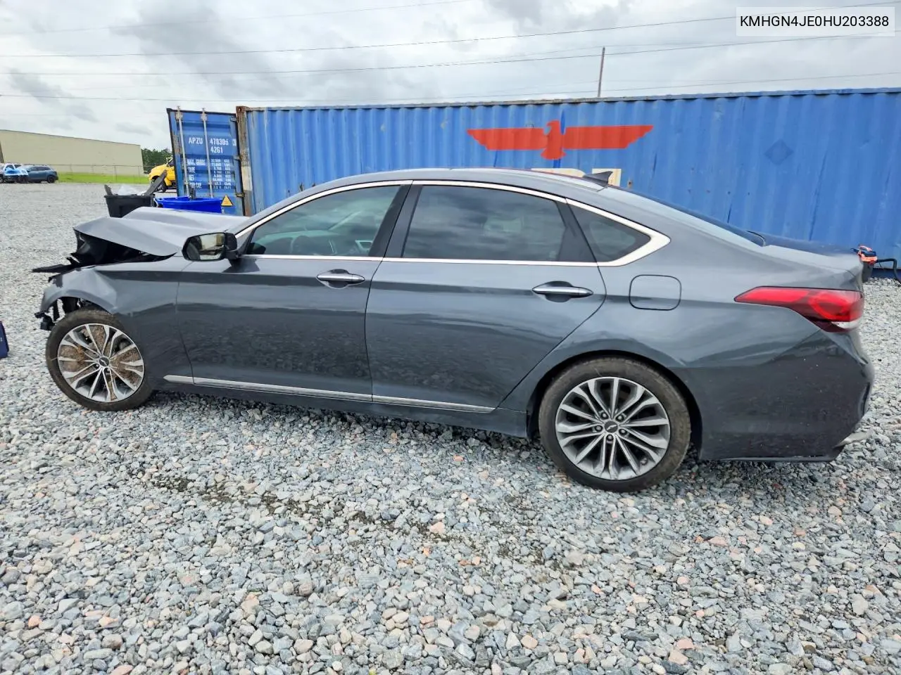2017 Genesis G80 3.8 VIN: KMHGN4JE0HU203388 Lot: 57658406