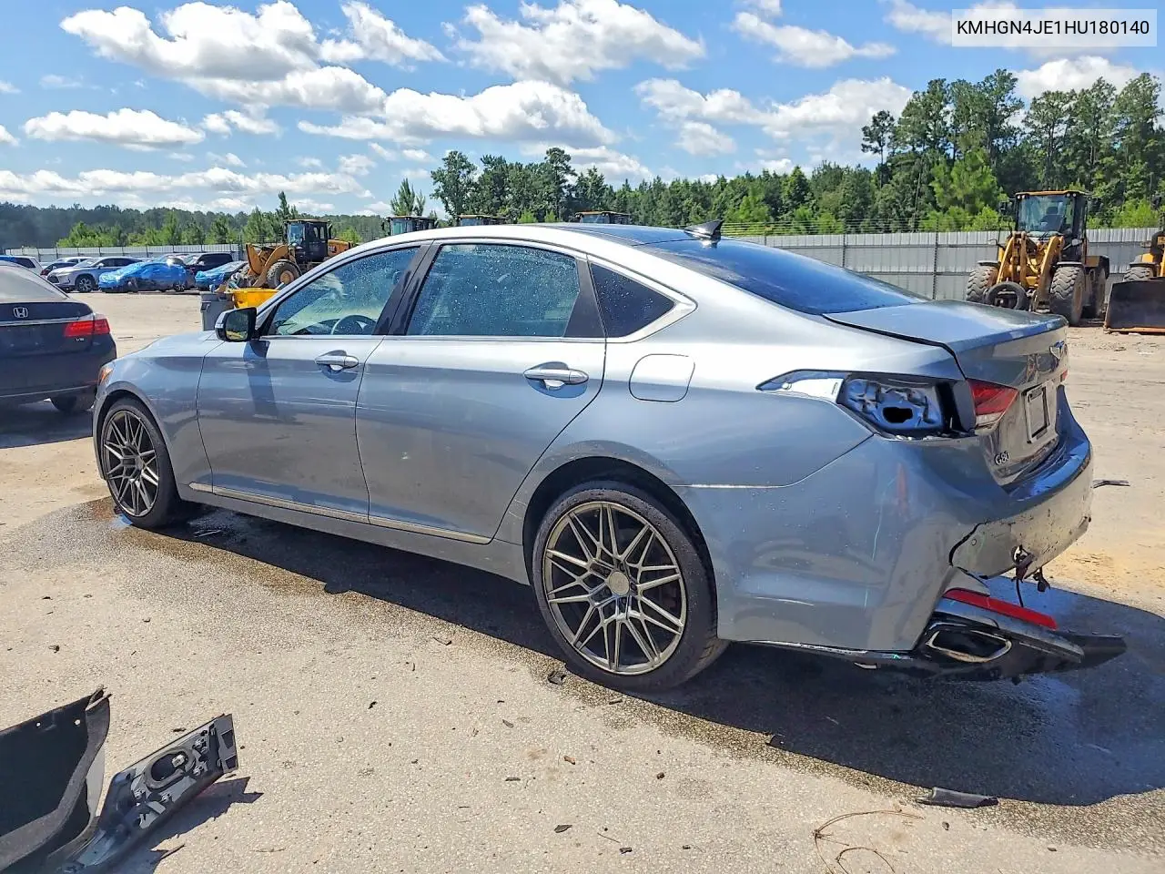 2017 Genesis G80 3.8 VIN: KMHGN4JE1HU180140 Lot: 58190986