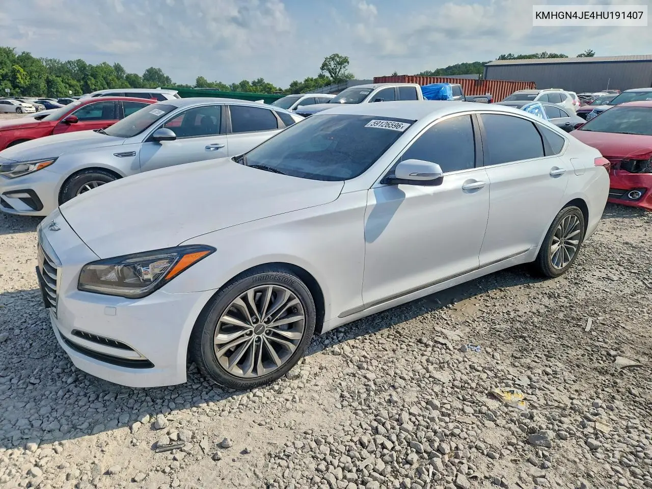 2017 Genesis G80 3.8 VIN: KMHGN4JE4HU191407 Lot: 59126596
