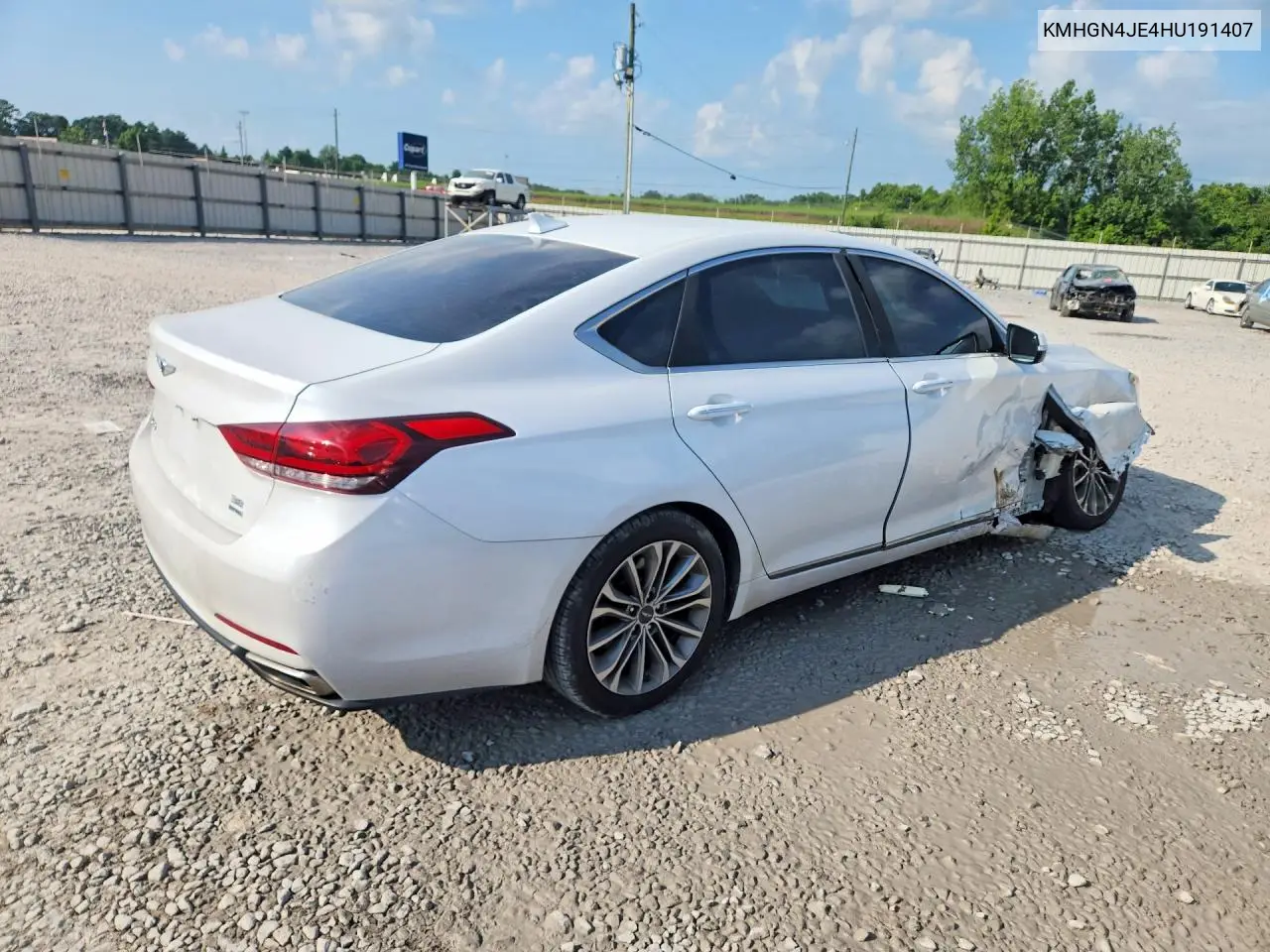 2017 Genesis G80 3.8 VIN: KMHGN4JE4HU191407 Lot: 59126596