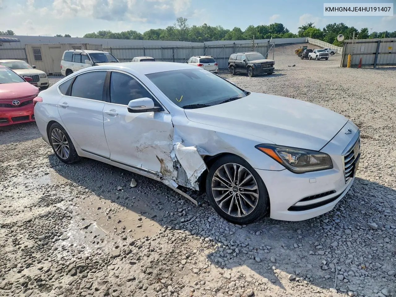 2017 Genesis G80 3.8 VIN: KMHGN4JE4HU191407 Lot: 59126596