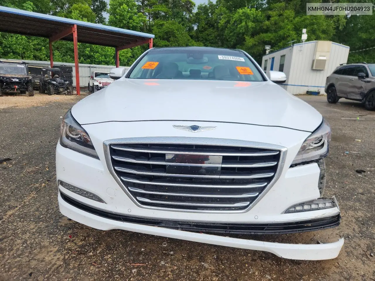 2017 Genesis G80 Ultimate VIN: KMHGN4JF0HU204923 Lot: 59374006