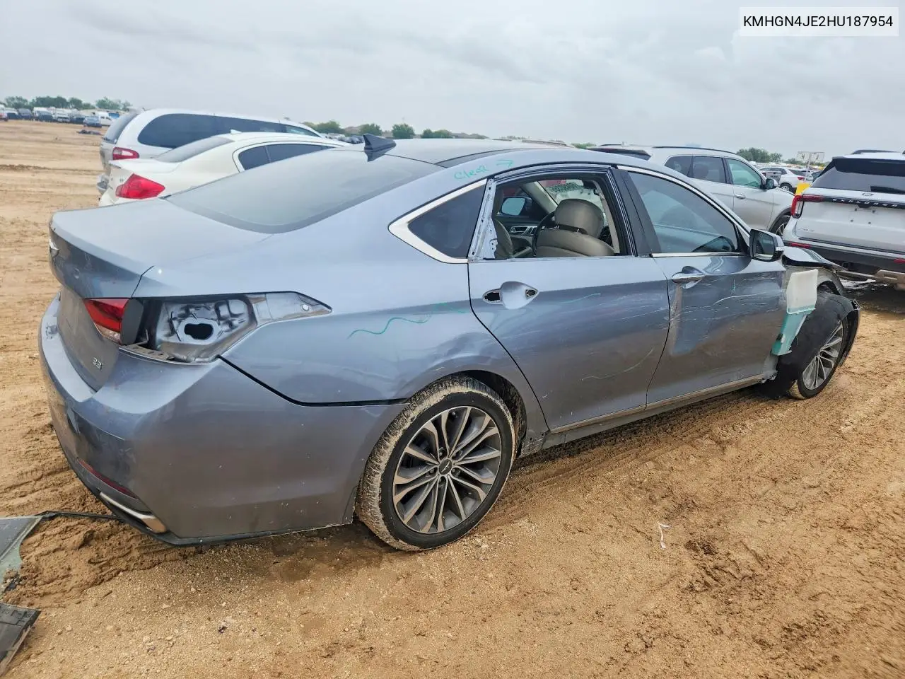 2017 Genesis G80 3.8 VIN: KMHGN4JE2HU187954 Lot: 60490366