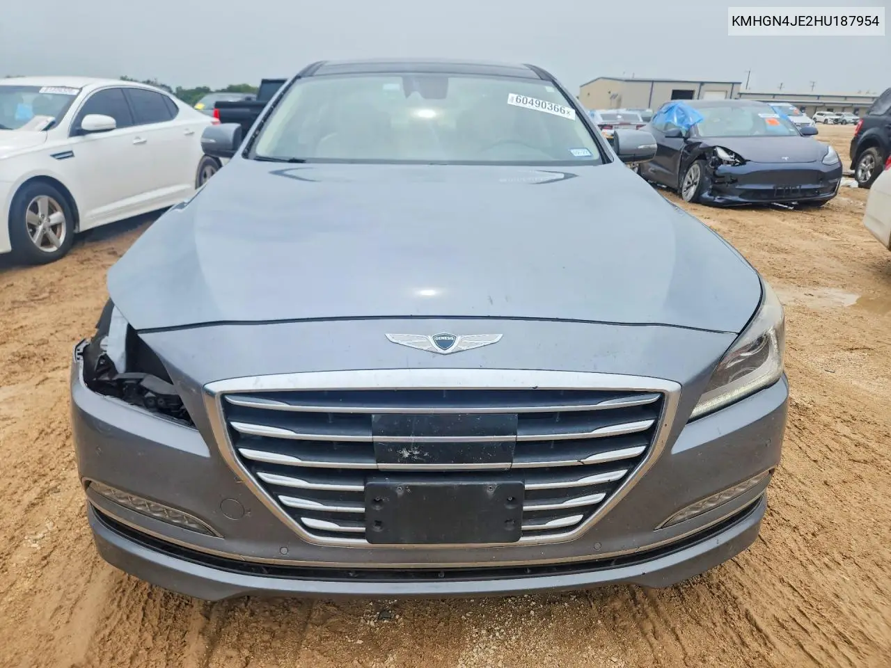 2017 Genesis G80 3.8 VIN: KMHGN4JE2HU187954 Lot: 60490366