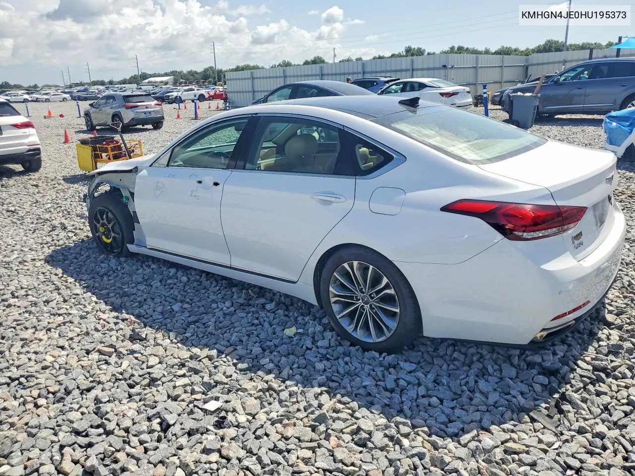 2017 Genesis G80 3.8 VIN: KMHGN4JE0HU195373 Lot: 60942236