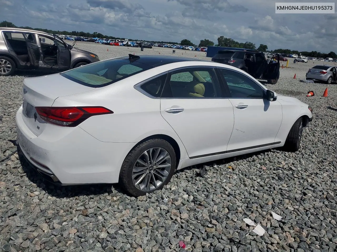 2017 Genesis G80 3.8 VIN: KMHGN4JE0HU195373 Lot: 60942236