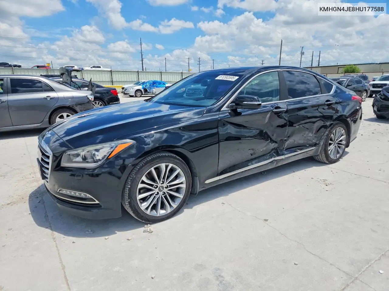 2017 Genesis G80 3.8 VIN: KMHGN4JE8HU177588 Lot: 61090586