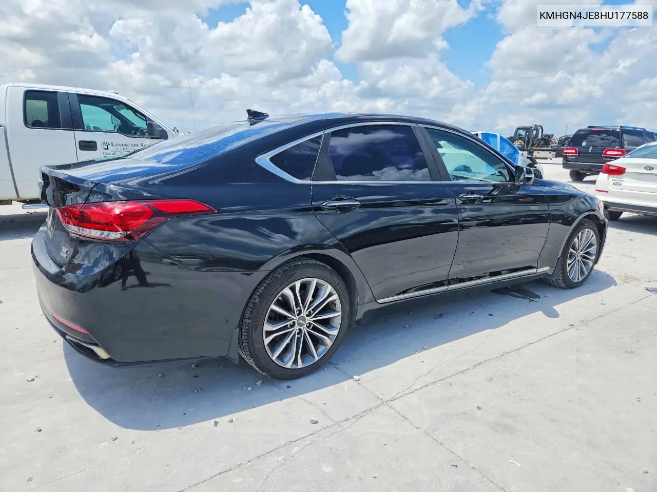 2017 Genesis G80 3.8 VIN: KMHGN4JE8HU177588 Lot: 61090586