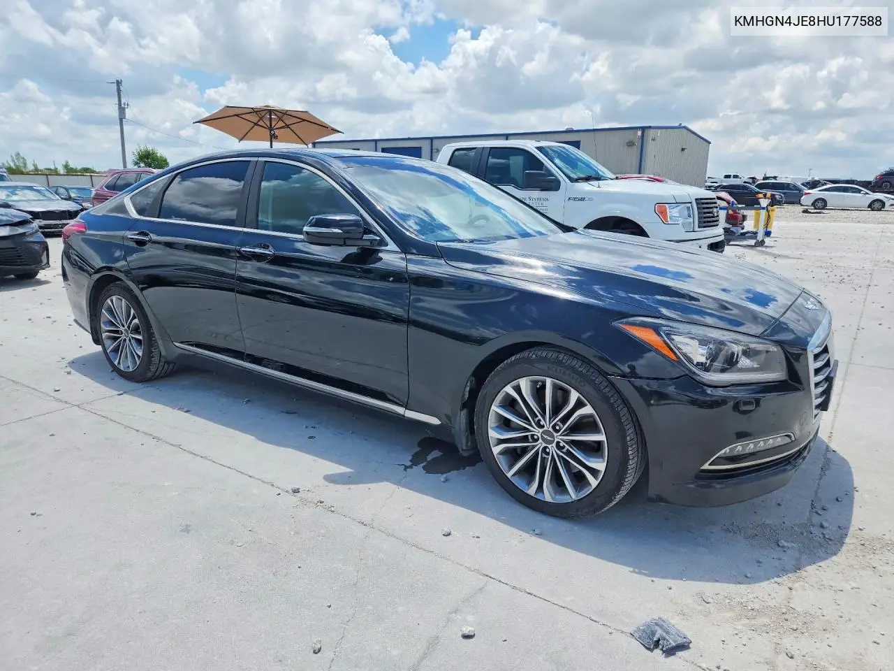 2017 Genesis G80 3.8 VIN: KMHGN4JE8HU177588 Lot: 61090586